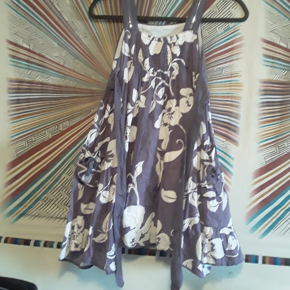 Guess L.A Girls 10-12yrs Purple/White Floral Dress - Picture 9 of 16